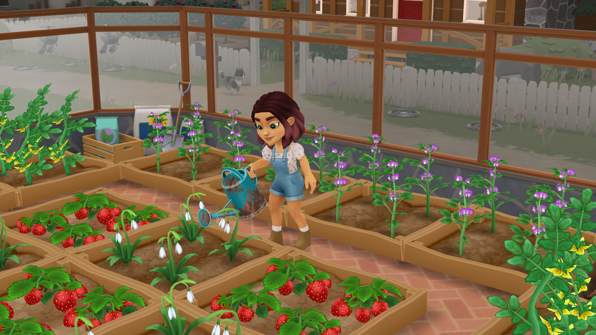 Wylde Flowers witch Tara on her farm in Fairhaven